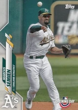 Lot of (25) 2020 Topps Opening Day MARCUS SEMIEN Base Card #178 Athletics