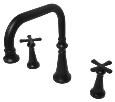 Moen TS44505BL Colinet Römischer Badewannen Wasserhahn - Matt Schwarz