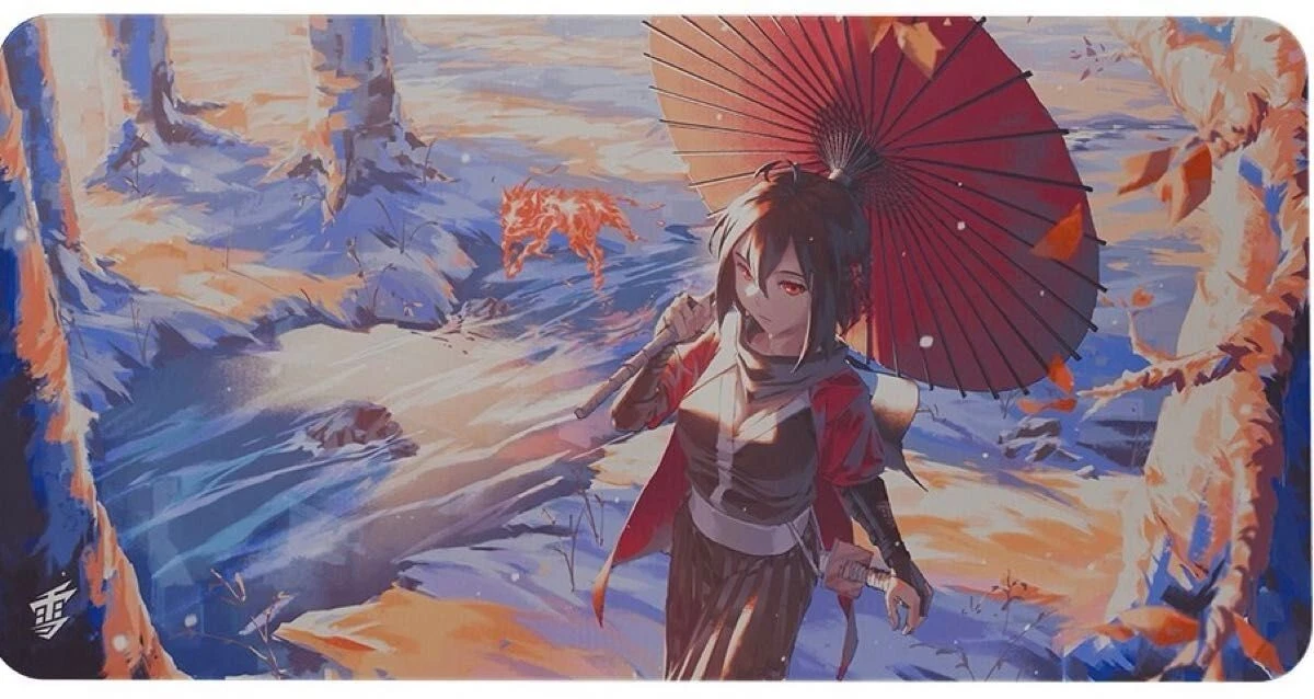 Yuki Aim Mouse Pad Kitsune Large 2024 YUKIAIM Desk Mat Extra Large 
