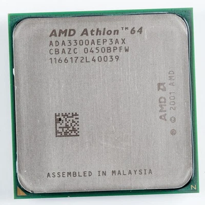 Procesador AMD Athlon 64 3300+ ADA3300AEP3AX Socket 754 2,4 GHz Newcastle 89 W Foto 1 de 3