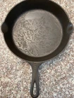 Vintage GRISWOLD Cast Iron SKILLET Frying Pan # 8 LARGE BLOCK LOGO 704A