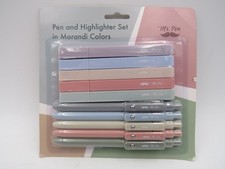 Mr. Pen Aesthetic Highlighters and Gel Pens No Ble 10 Pack Morandi NEW SEALED