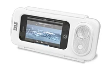 NEW Pyle Waterproof iPod iPhone4 Portable Speaker & Case (Color White) PWPS63WT