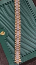 Rolex Style President Bracelet- 18ct Gold - Diamond Centre Links