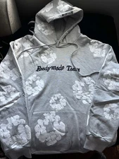 Denim Tears Grey and White Hoodie Size Large