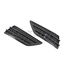 New Front Bumper Fog Lights Trim Moldings Black Fits 2016 2017 2018 Honda Pilot