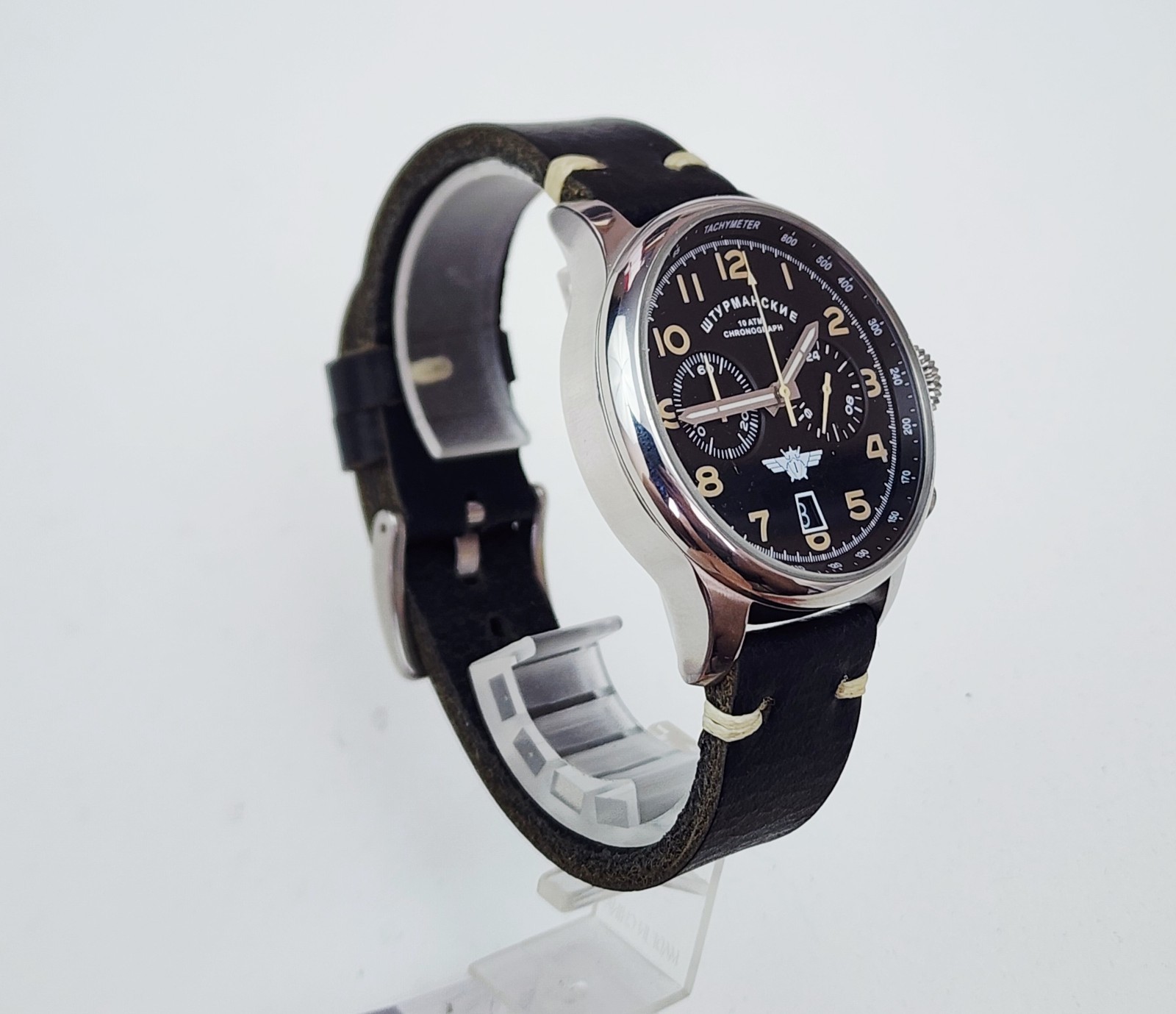 Men's RUSSIAN CHRONOGRAPH Watch STURMANSKIE (ШТУРМАНСКИЕ). Lim.Edit. 18152/18750 image 4
