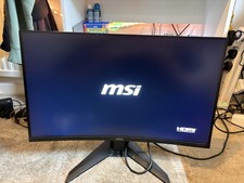 MSI Mag 27C6X 27-inch Curved Gaming Monitor Black