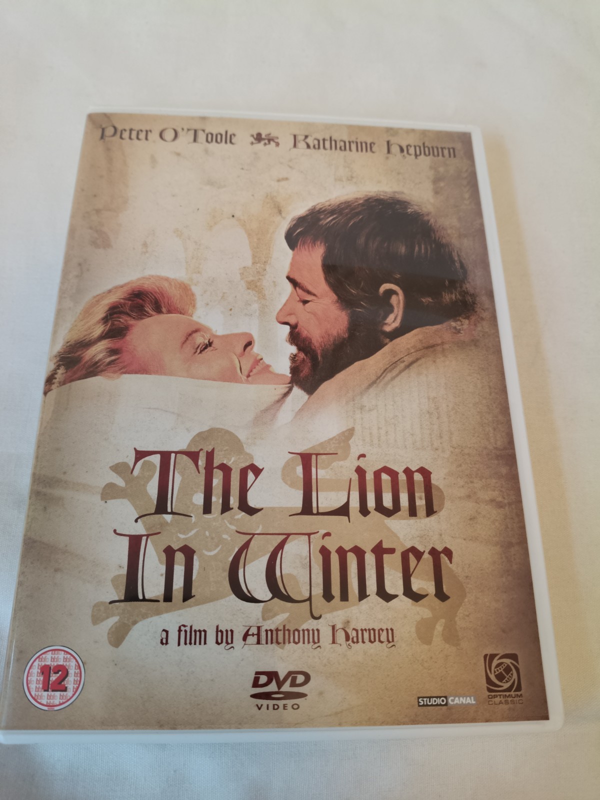 The Lion in Winter DVD Peter O'Toole, Harvey (DIR) cert 12 VGC