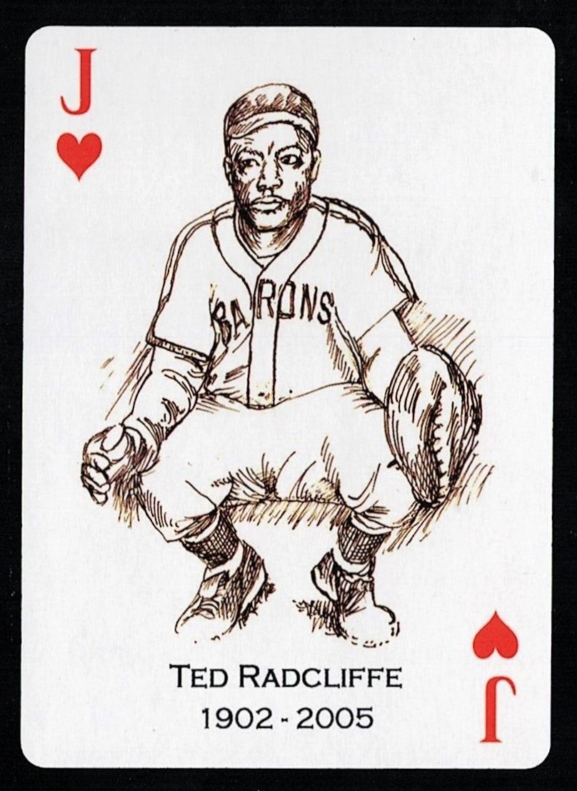 TED RADCLIFFE -Negro League Playing Cards PROSPERO ART- BIRMINGHAM BLACK BARONS