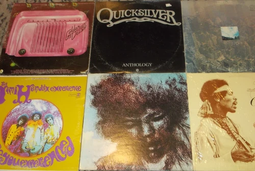PSYCH ROCK LP Lot JIMI HENDRIX QUICKSILVER Chuck Berry ZEPHYR