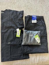 Landau Scrubs New With Tags Lot Of 3. Shirts X2 And 1 Draw Strng Elastic Pants