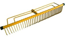 RASTRELLO CON MANICO PER TAPPETI ERBOSI FIENO TERRENO FOGLIE SABBIA  34 DENTI