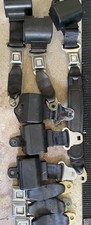 Cinturón de regazo retráctil de 2 puntos SEATBELT, liberación de botón / cinturón gris 38" (6)