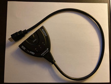 3x1 In Out 3 Port 1080P HDTV PS4 Xbox HDCP 3D HDMI Switch Hub Splitter Adapter