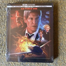 Air Force One w. Steelbook 4K UHD Blu-ray Digital, 1997, Region Free NEW