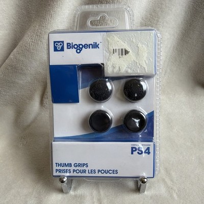Biogenik PS4 PlayStation 4 Thumb Grips NEW Package Of 4 Black WL098 SEALED