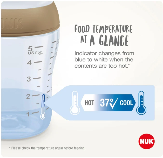 NUK Perfect Match Babyflasche Babytrinkflasche 150ml ***6 Stück NEU in OVP!!!*** - Bild 3 von 4