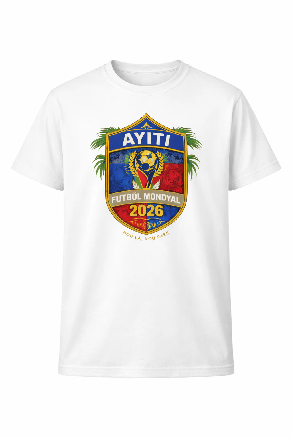 Haiti Soccer 2026 T-Shirt  Ayiti Futbòl Fan Edition Tee