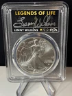 2021 $1 American Silver Eagle Type 2 PCGS PSA MS70 Legends of Life Lenny Wilkens