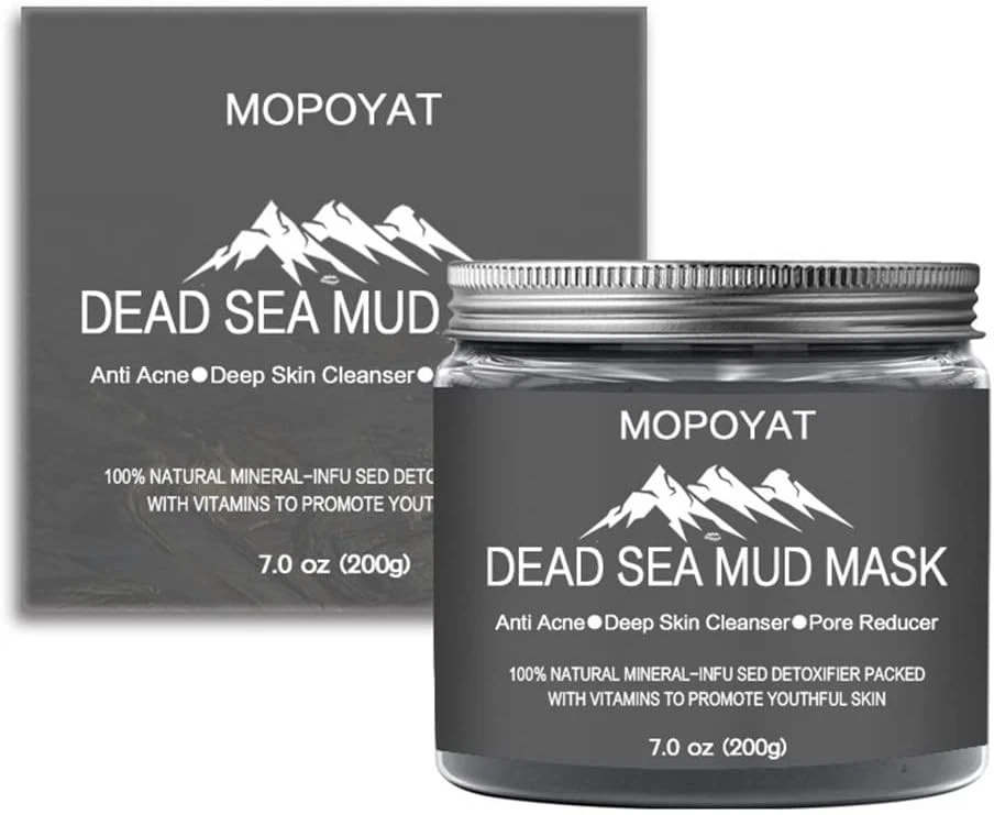 Dead Sea Mud Face Mask Body Purifying Acne Blackheads Oily Skin Deep Cleanse - Image 3 of 4