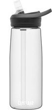 CamelBak Eddy Bite Valve Straw Tritan Renew Water Bottle Clear, 25oz