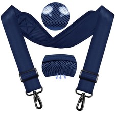 Shoulder Strap 59 inch, Extra-Thick Fixed Cushion Pad and Dual Clasps Univers...
