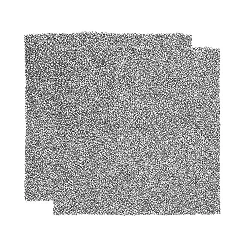 2 Pcs 6" x 6" x 0.12" 30ppi Fan Replacement Filters Polyurethane Sponge Filter