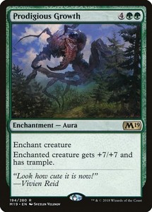Prodigious Growth - Core Set 2019 (M19) #194 Rare