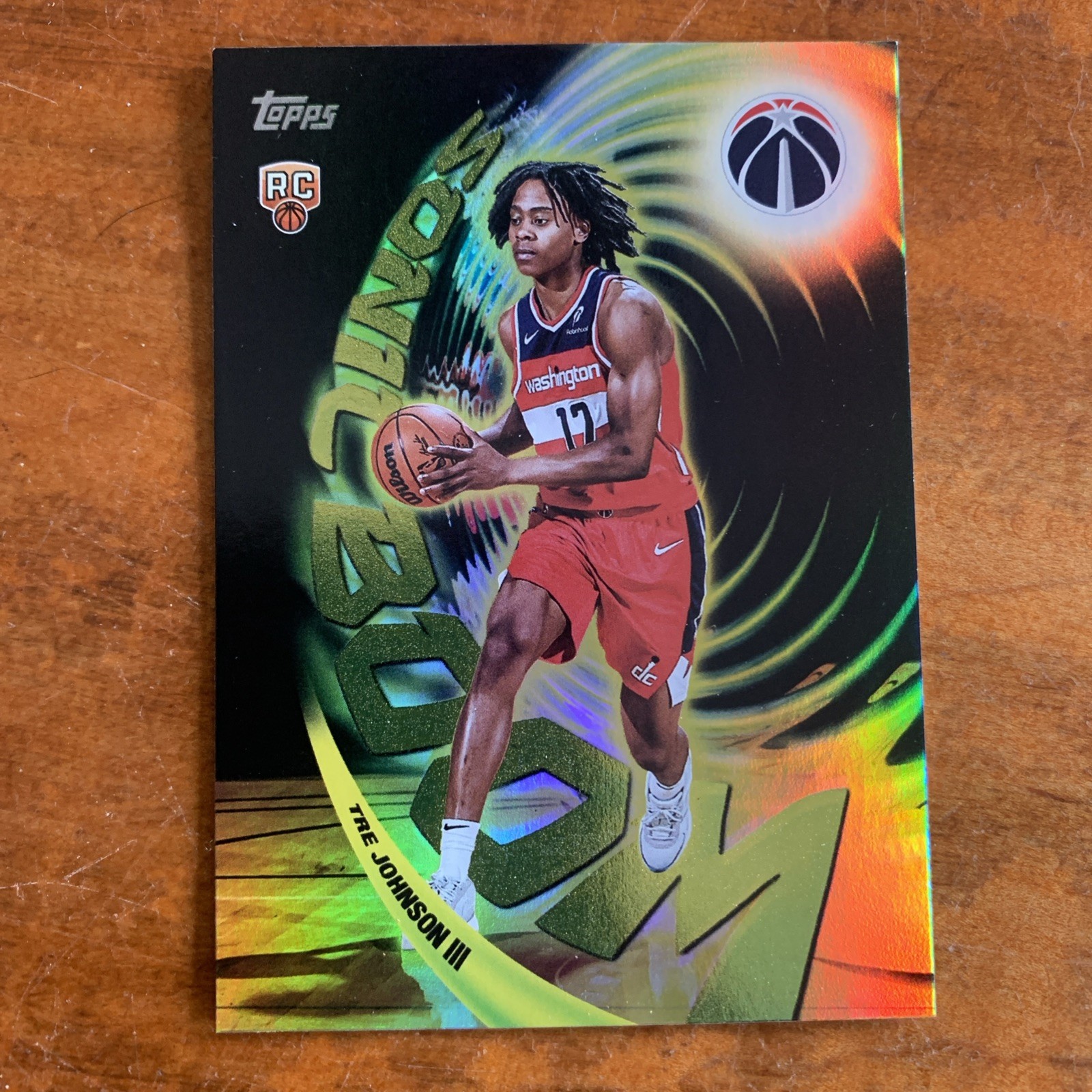 2025-2026 Topps Flagship Tre Johnson III Sonic Boom SSP Case Hit SB-16🔥🔥