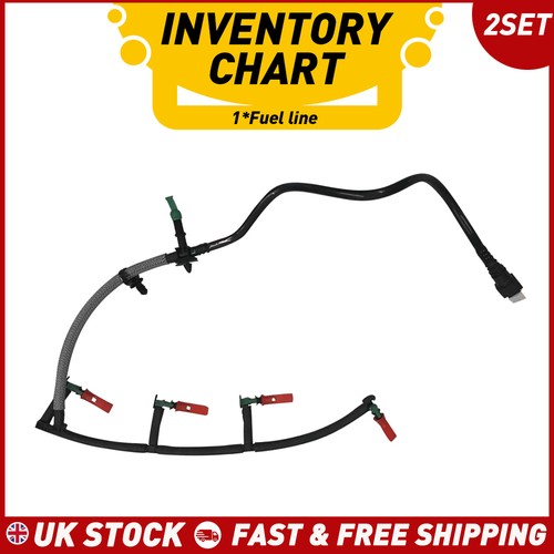 2x Diesel Injector Overflow Return Pipes For Ford Ranger 2.2 TDCi 2011 ...
