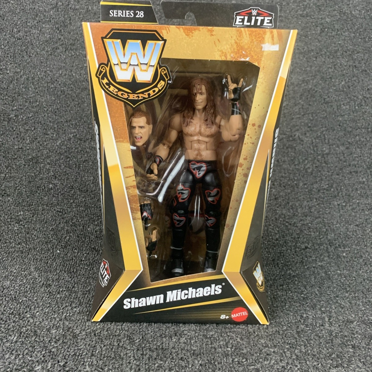 WWE HBK Shawn Michaels Legends Series 28 Elite Wrestling Figure