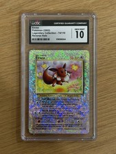 Pokemon 2002 Legendary Collection Eevee 74/110 Reverse Holo CGC 10 on eBay