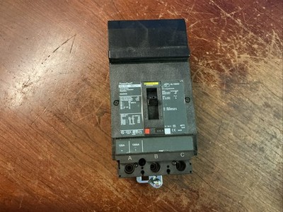 Square D HGA36125 125A 600V Molded Case circuit Breaker (NOS)