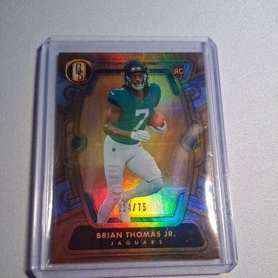Brian Thomas Jr. 2024 Gold Standard CITRINE Parallel  /75 RC MINT ROOKIE Jaguars