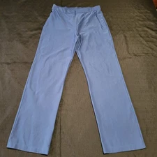 XL 16-18 Nike Women's Blue Flare Pants/Leggings Dri-Fit With Front Zipper Pocket