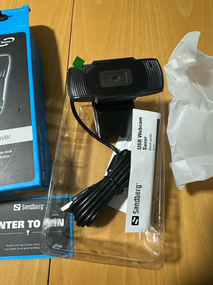Webcam Kamera Sandberg USB Webcam Saver - Integrierte Micro-Glaslinse - Bild 3 von 4