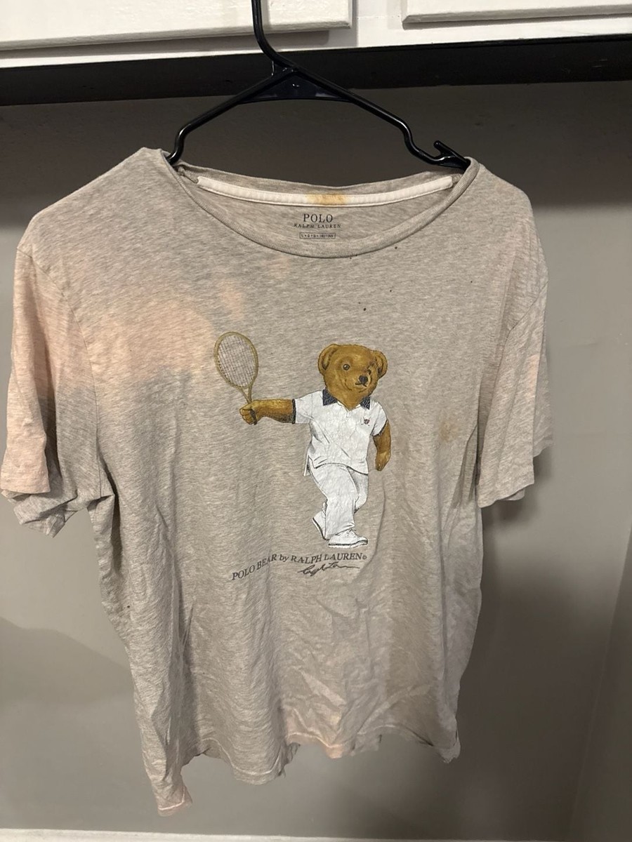 Polo Bear テニス Tシャツ グレー Polo Ralph Lauren Polo Bear Tennis T-Shirt Grey Size L | eBay