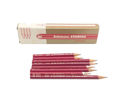 Schwan Stabilo Micro Bleistifte Box Gebraucht 8 stk Streno 8001