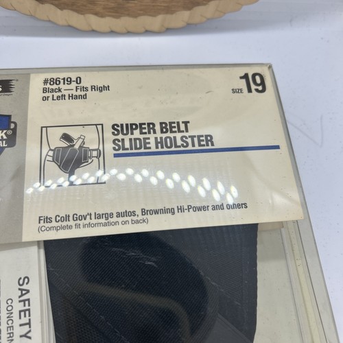 UNCLE MIKES #86190 SUPER BELT HOLSTER SIZE 19 COLT/BROWNING - Picture 3 of 8