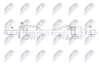 NTY Antriebswelle NPW-MG-002 FüR MG HS AS23 EHS Hybrid CSA6463 SAS23
