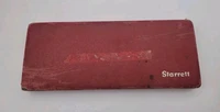 Vintage Starrett 120 White Dial Caliper 6" With Case American Made Stainless