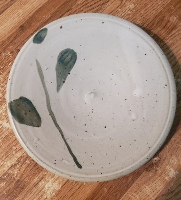 Pine Mills Pottery Gary Hatcher Studio Pottery Plate W Glaze Decoration, Marked