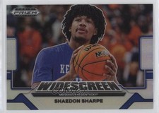 2022-23 Panini Prizm Draft Picks Widescreen Silver Shaedon Sharpe #WS-SS 0rr4