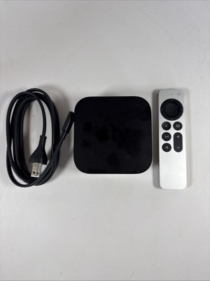 Apple TV 4K 2nd Gen A2169 64GB Streaming Media Player w Siri Remote A2540 Tested