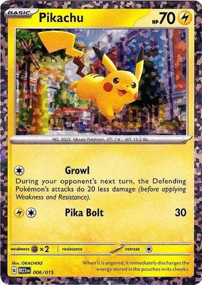 Pikachu (006/015) [McDonald's Promos: 2023 Collection] Moderately