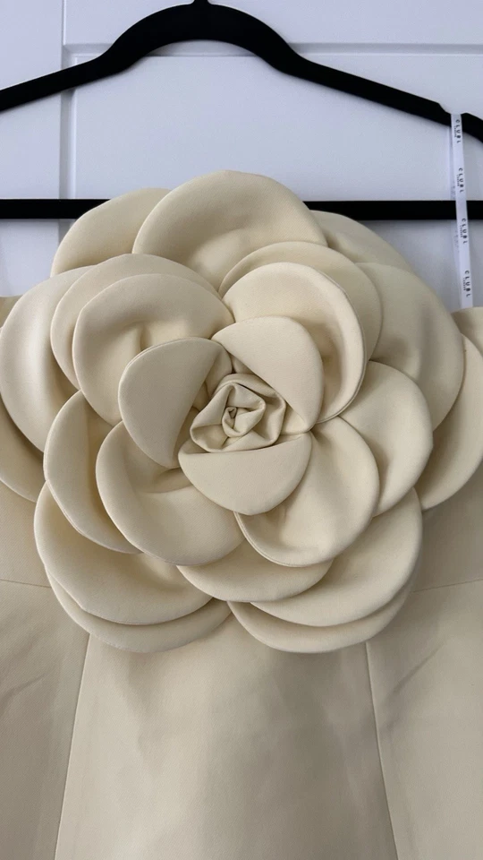 Club L London Women's Mini Daffodil Dress Size 8 lemon - Image 4 of 4