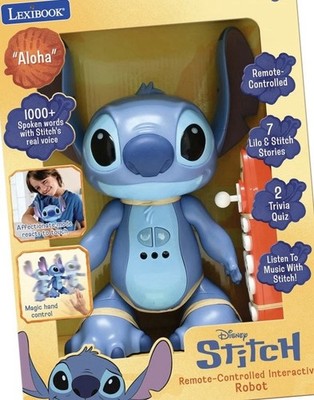 Disney Stitch Companion! Interactive, Remote Controlled, Story, Quizzes! Bargain