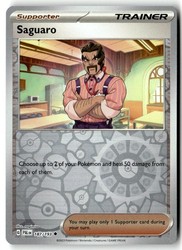 Saguaro 187/193 Paldea Evolved Reverse Holo Uncommon Trainer