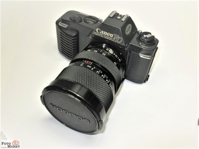 SET: Canon T50 Kamera + Objektiv Soligor 28-70 /2,8-4,2 Zoom + Macro lens 